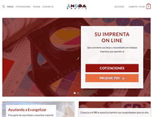 Tablet Screenshot of imprentainoba.com.ec